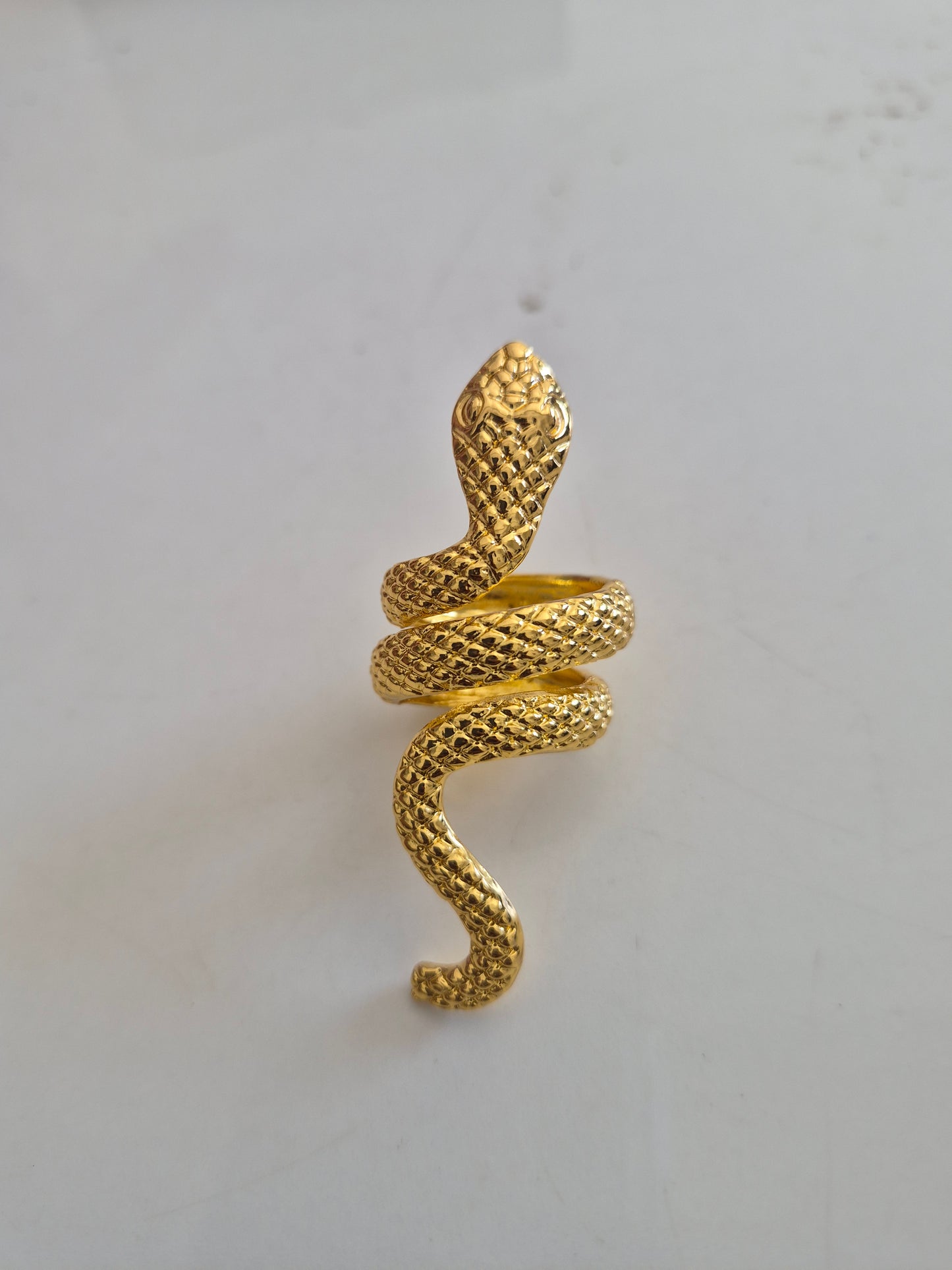 Korean Snake Wrap Statement Ring. Real pic is in last