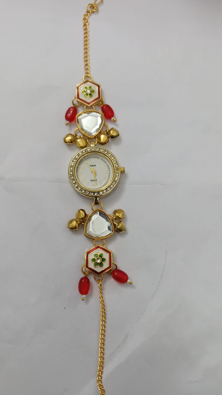 Red Stone kashmiri watch