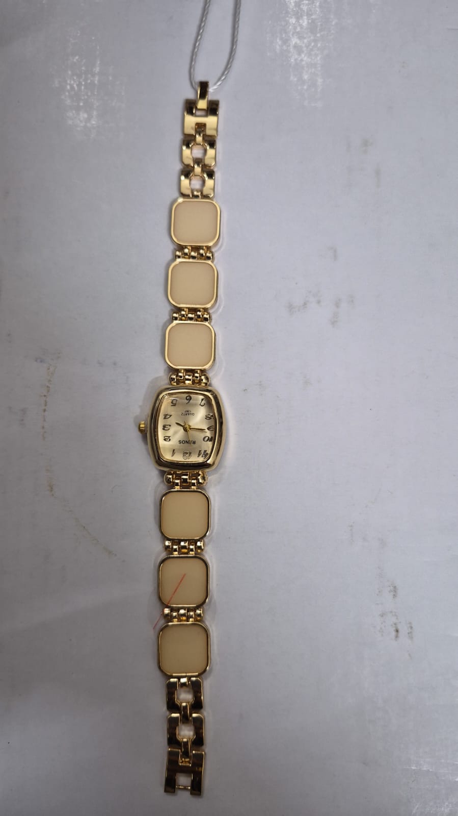 Anti tarnished cream colour watch