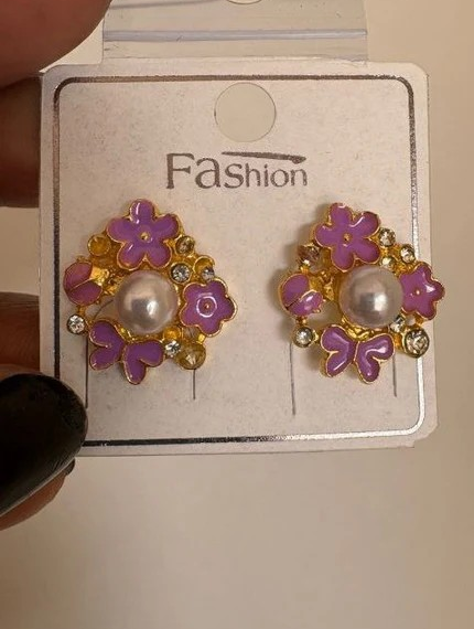Trendy Korean Flower Earring