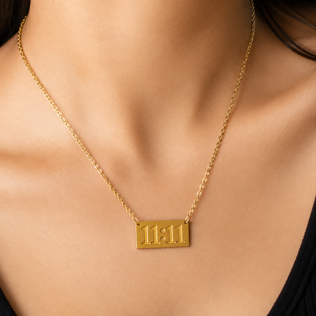 11:11 Pendant Necklace anti tarnished for Women