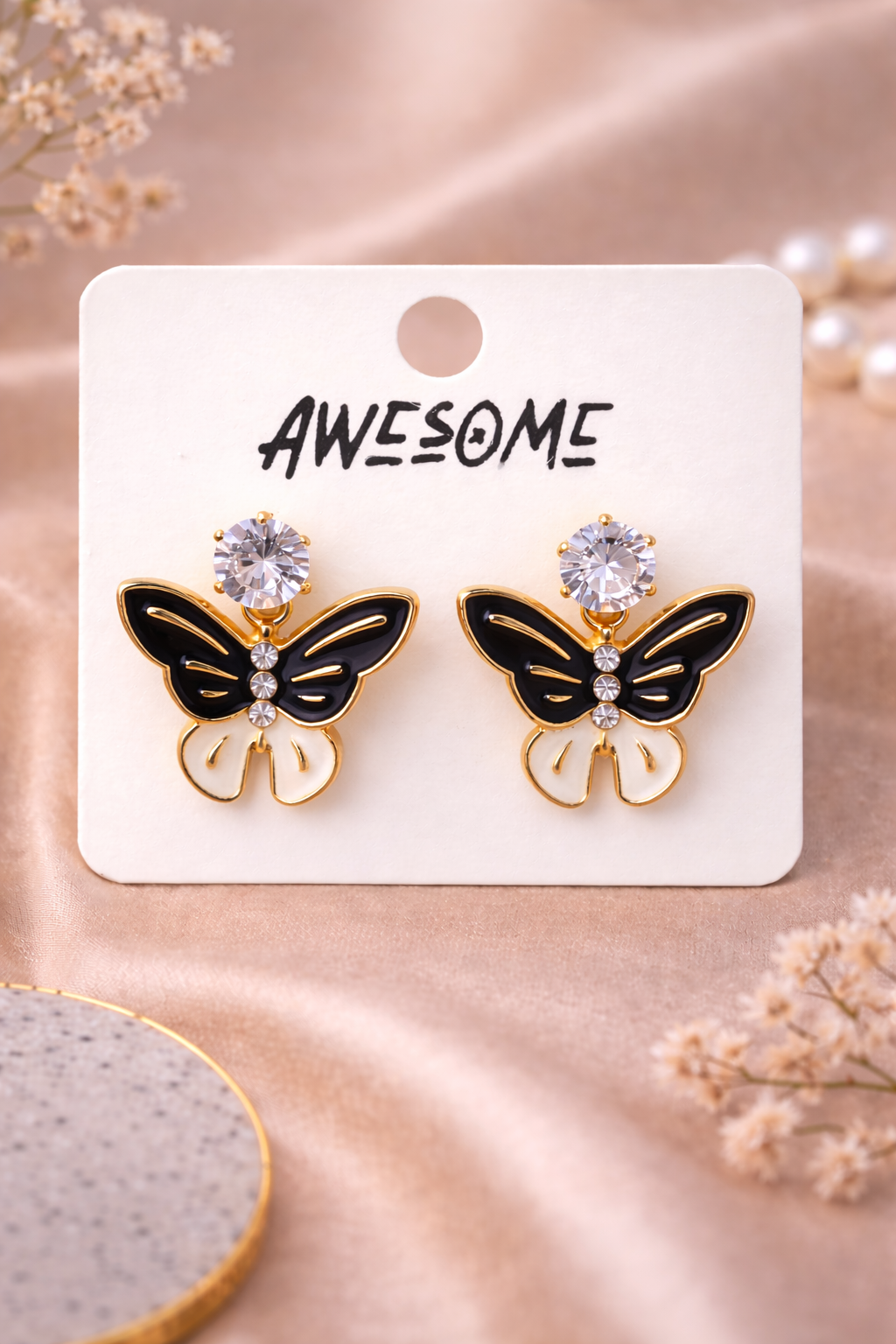 Butterfly Stud Earrings – Korean Style