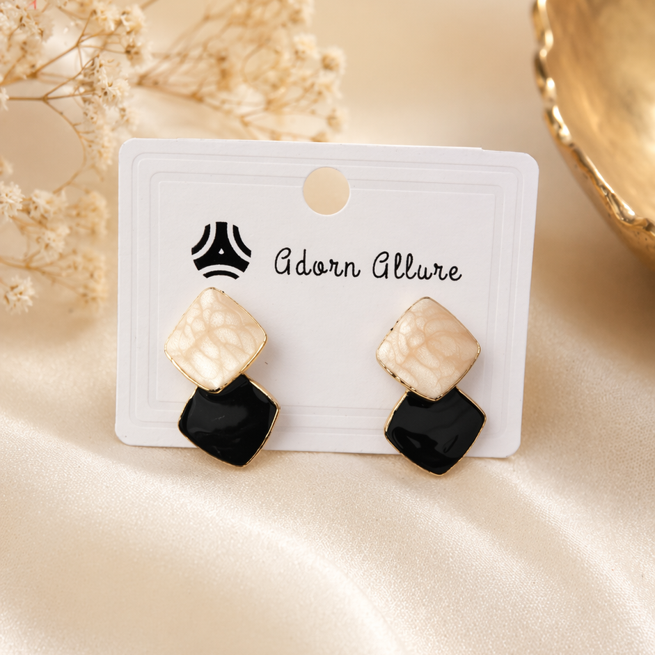 Rhombus shape Geometric earrings