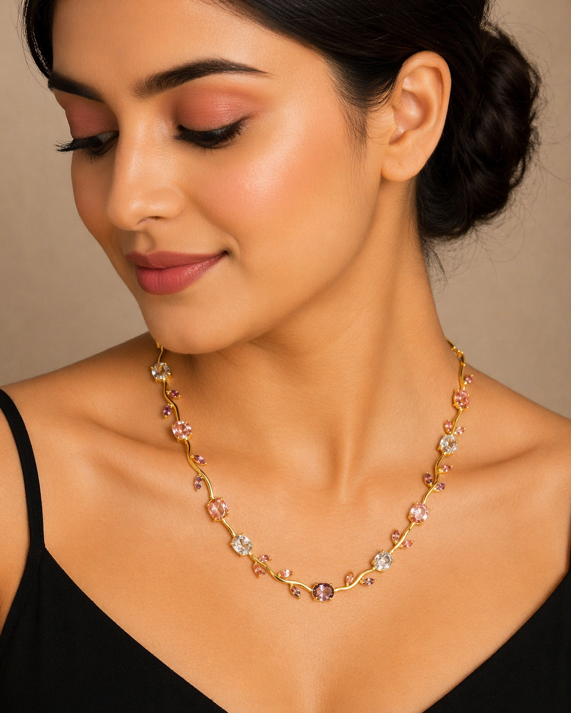 Anti-Tarnish Tulip Necklace