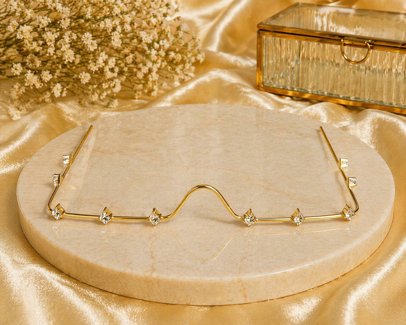 Designer Crystals Golden Facelet