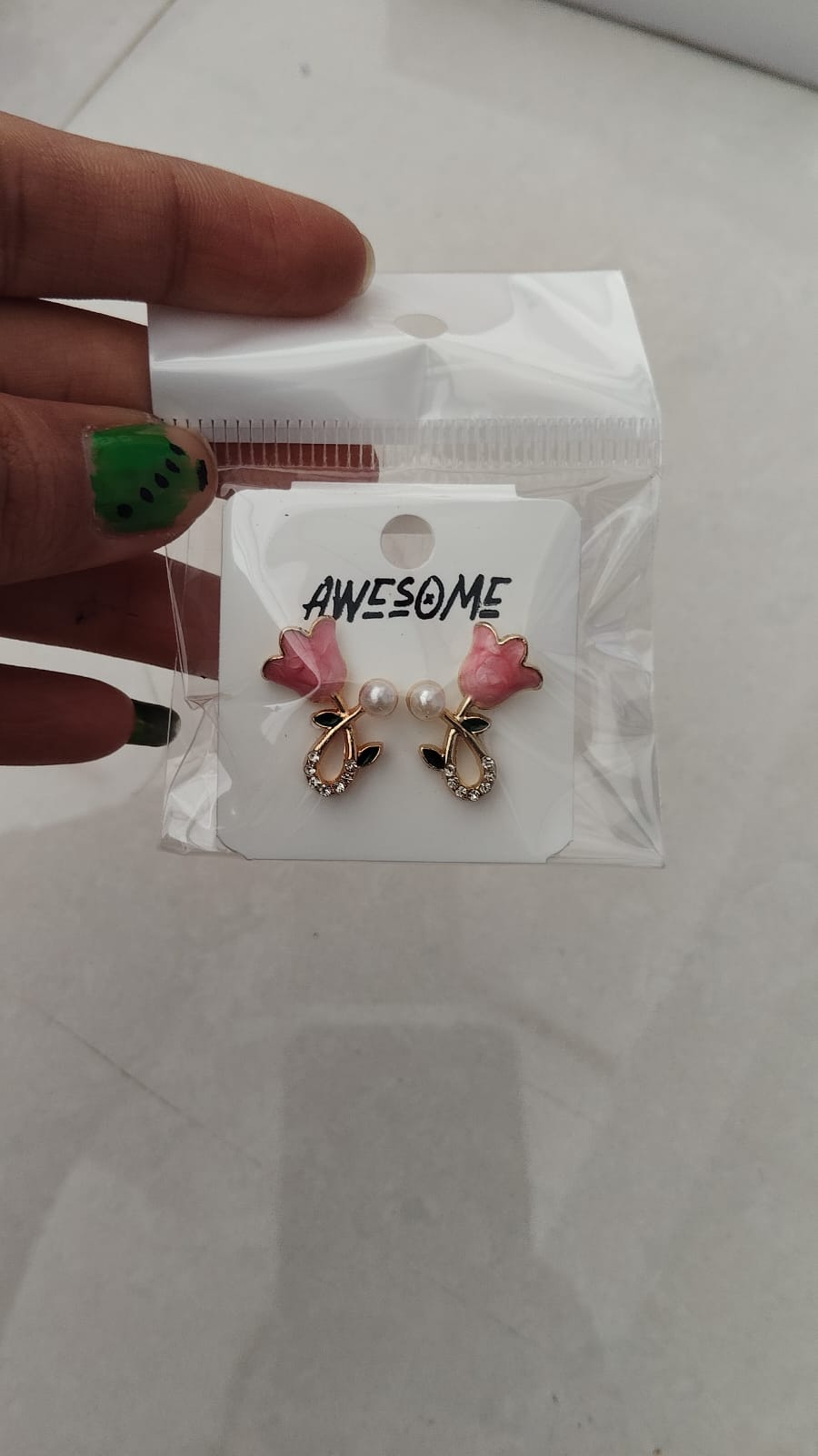 Korean Design Tulip Earring