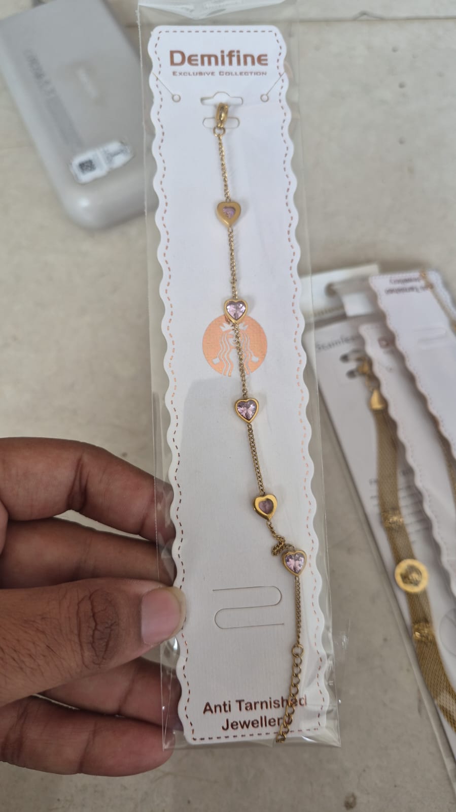 Anti tarnish chain bracelet