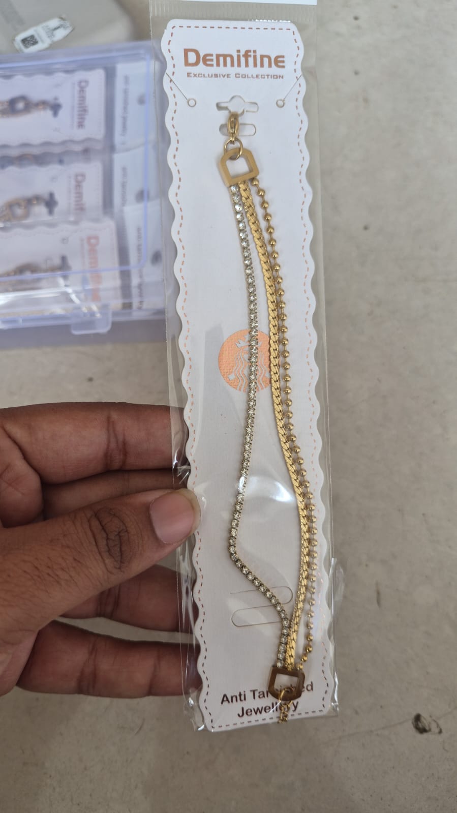 Anti tarnish chain bracelet