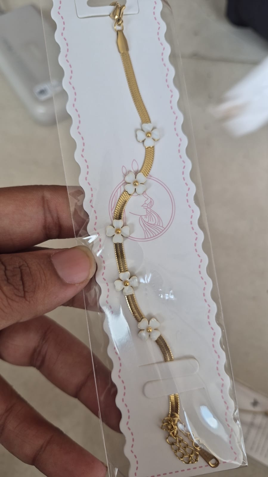 Anti  tarnish chain bracelet