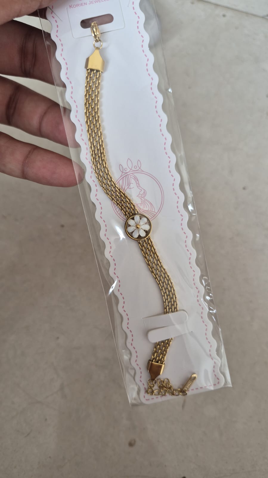 Anti tarnish chain bracelet