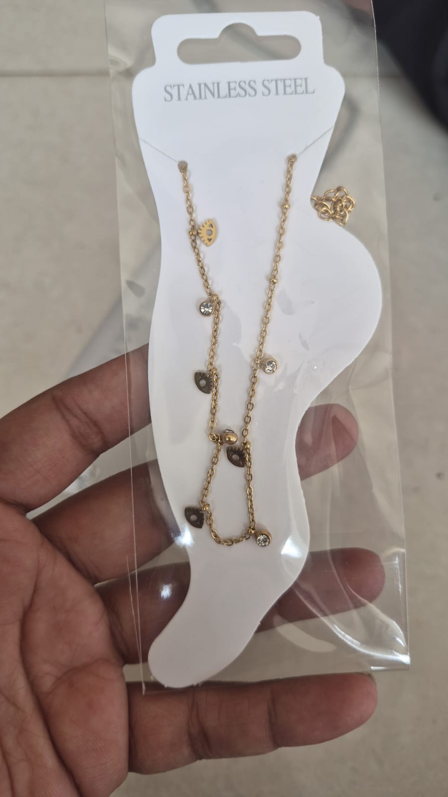 Anti Tarnish One side wear Anklet