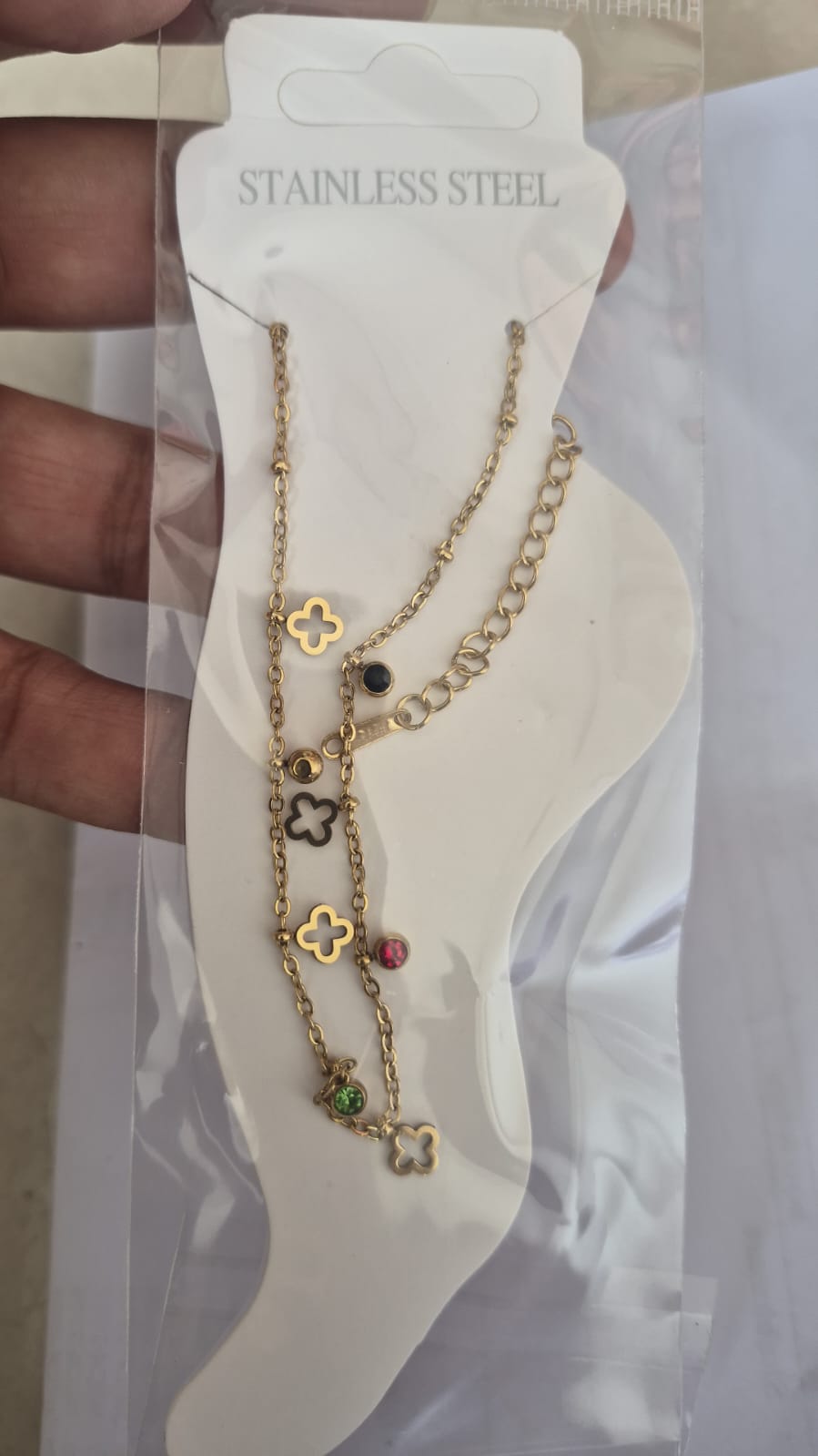 Anti Tarnish One Side Wear Anklet