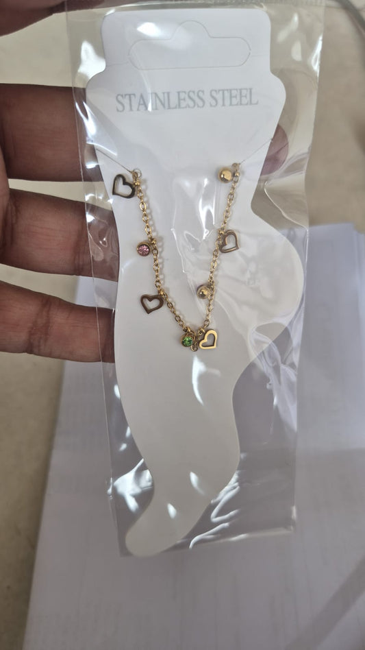 Anti Tarnish One Side Wear Anklet