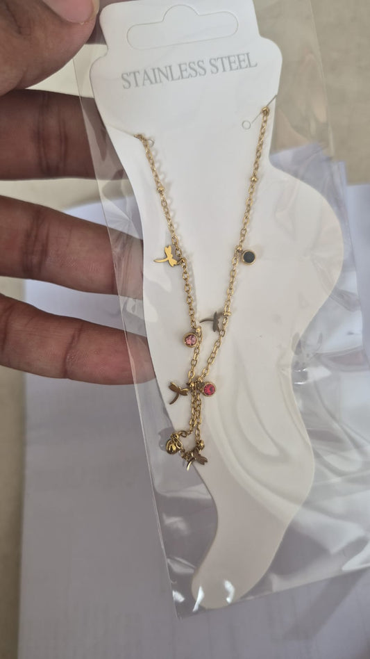 Anti Tarnish One Side Wear Anklet