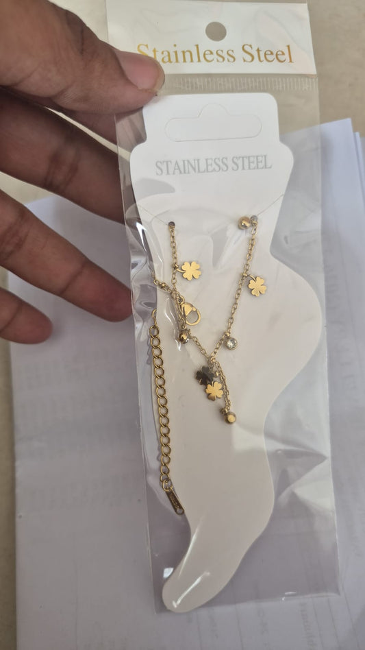 Anti Tarnish One Side Wear Anklet