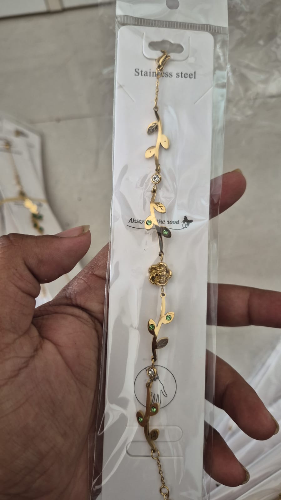 Anti tarnish chain bracelet