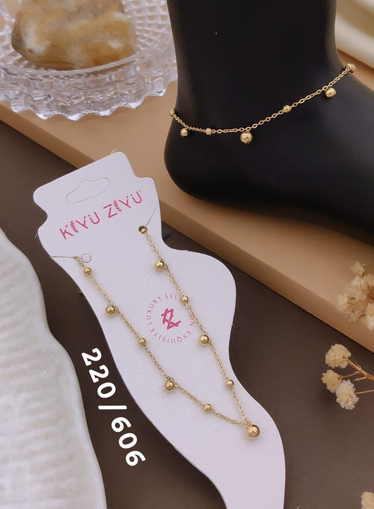 Anti tarnish anklet