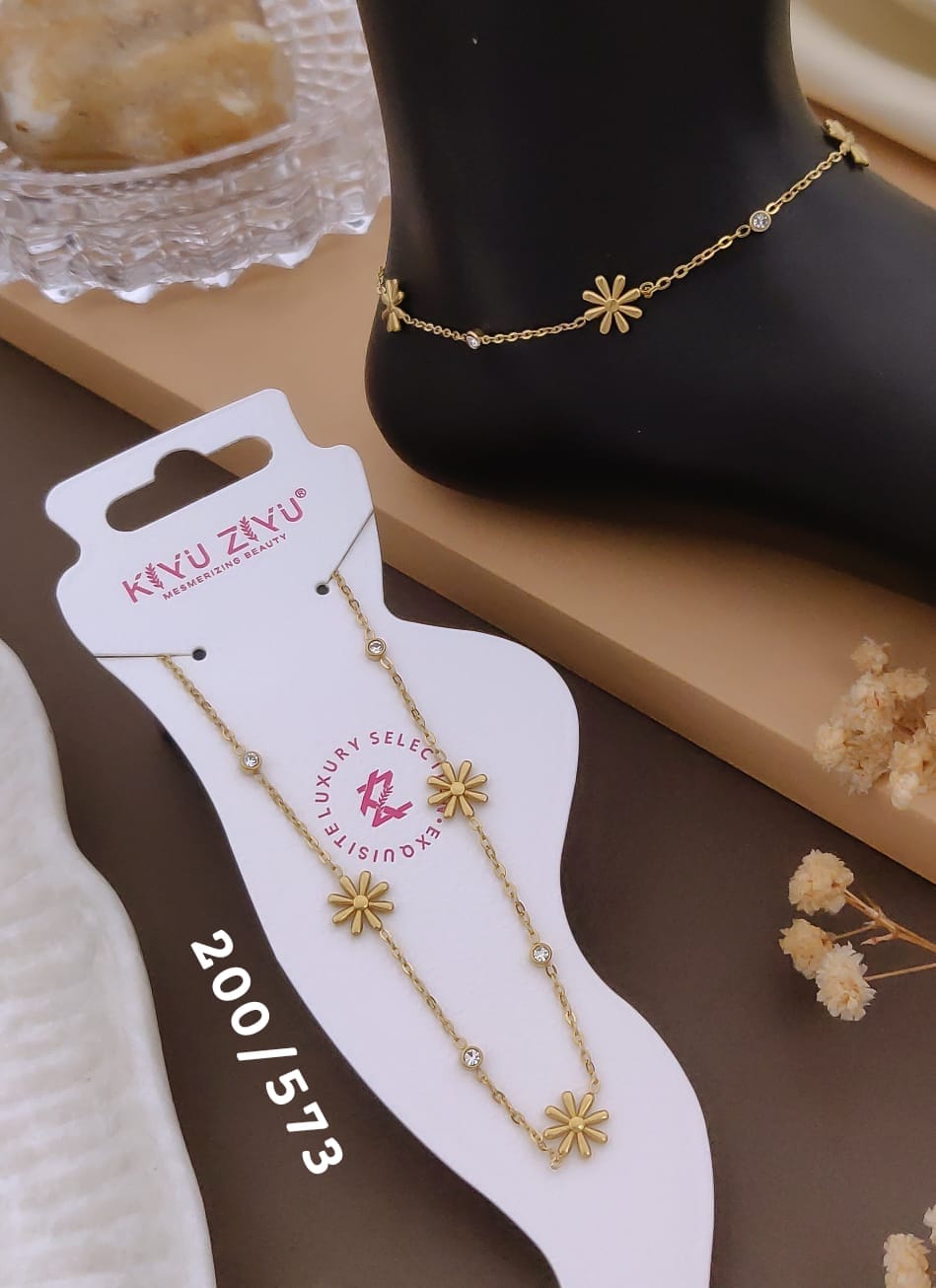 Anti tarnish anklet