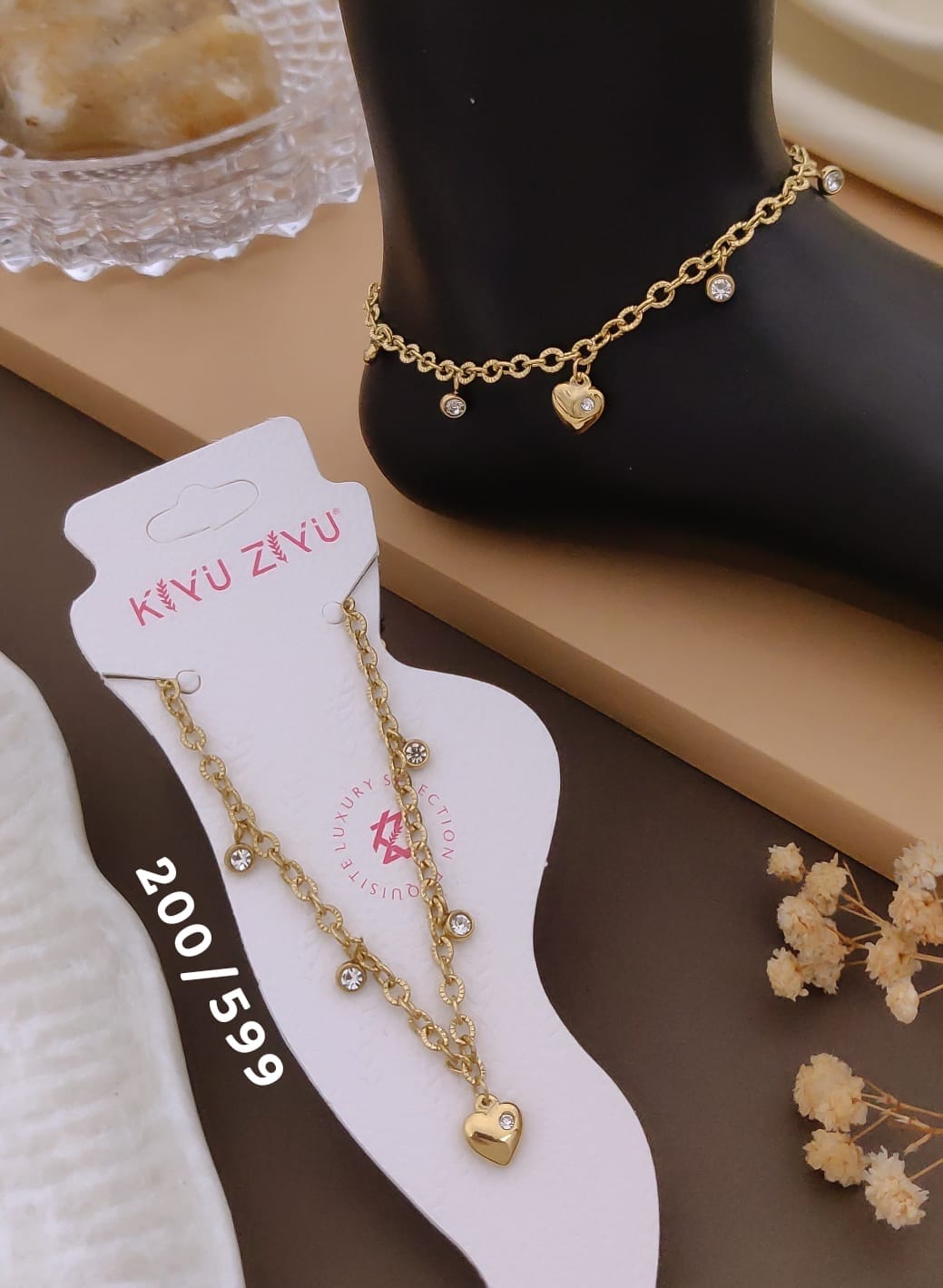 Anti tarnish anklet