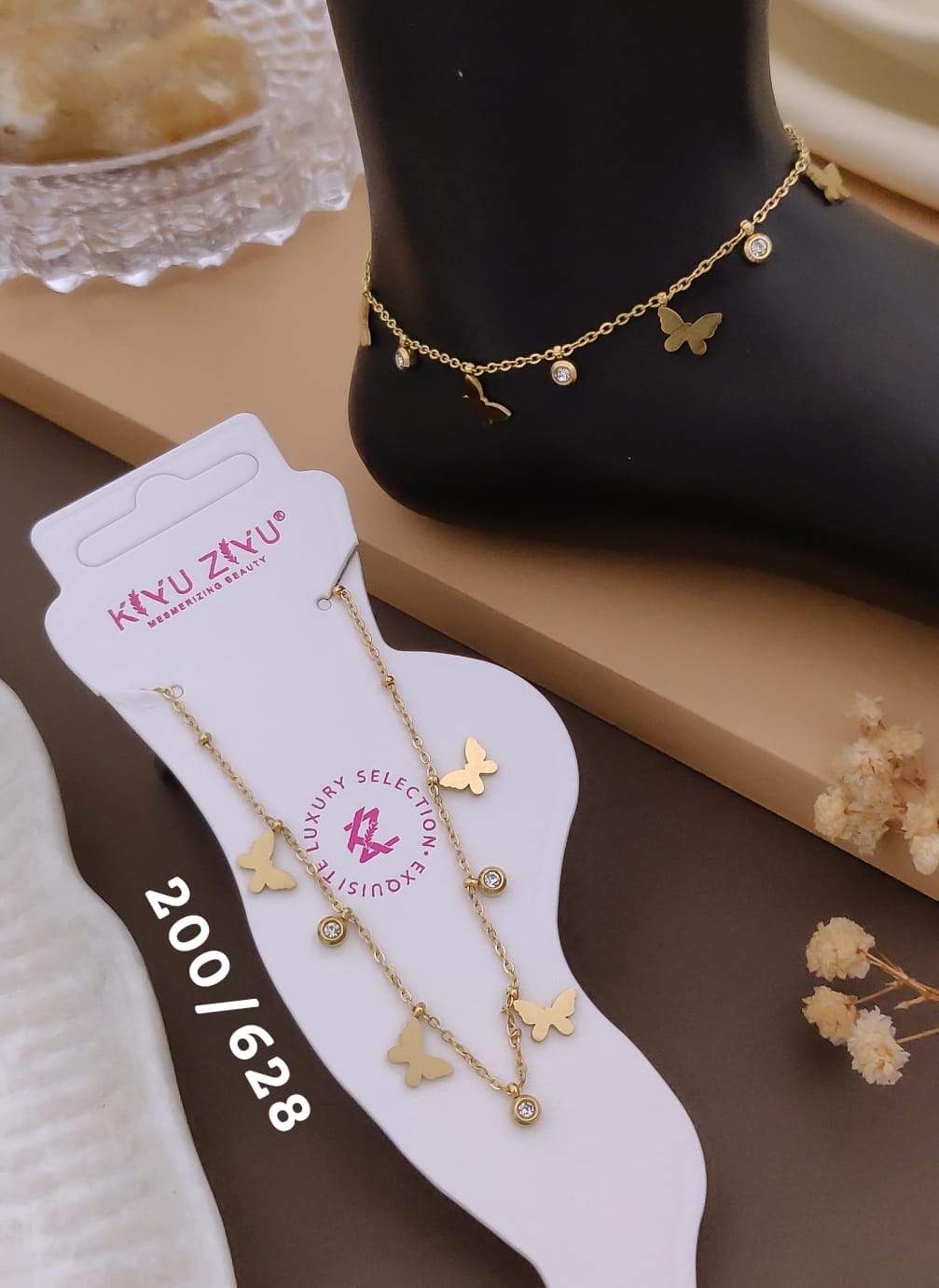 Anti tarnish anklet