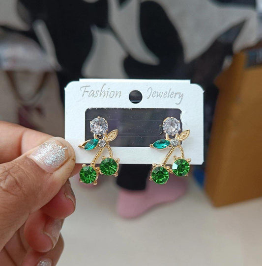 Korean Leaf Design Earring