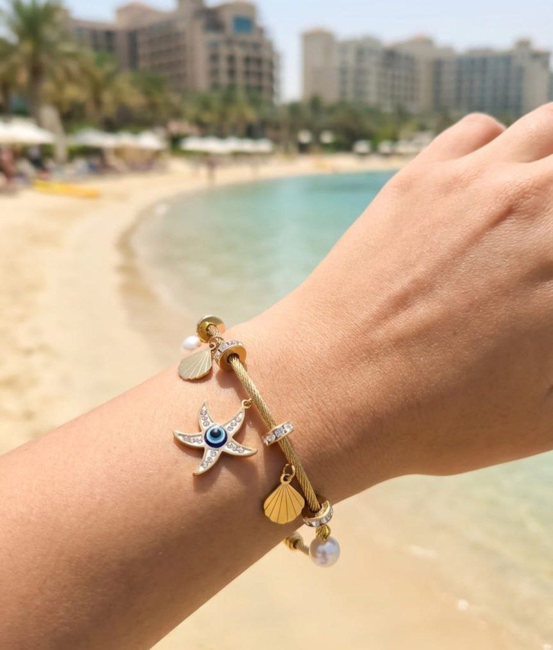 Anti-Tarnish baby size Star Charm Bracelet