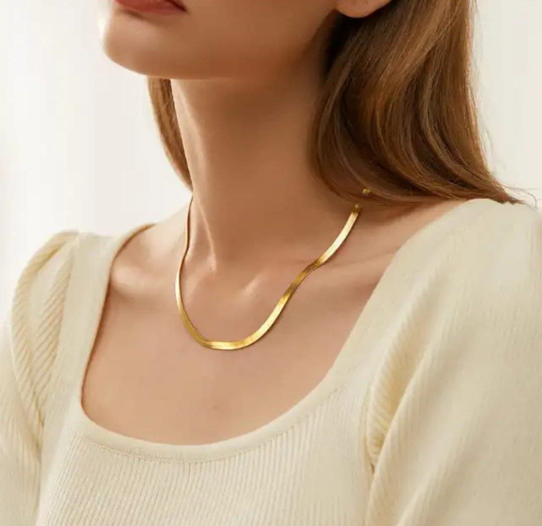 Anti-Tarnish Snake Chain Necklace