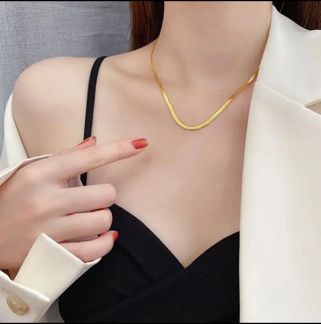 Anti-Tarnish Snake Chain Necklace