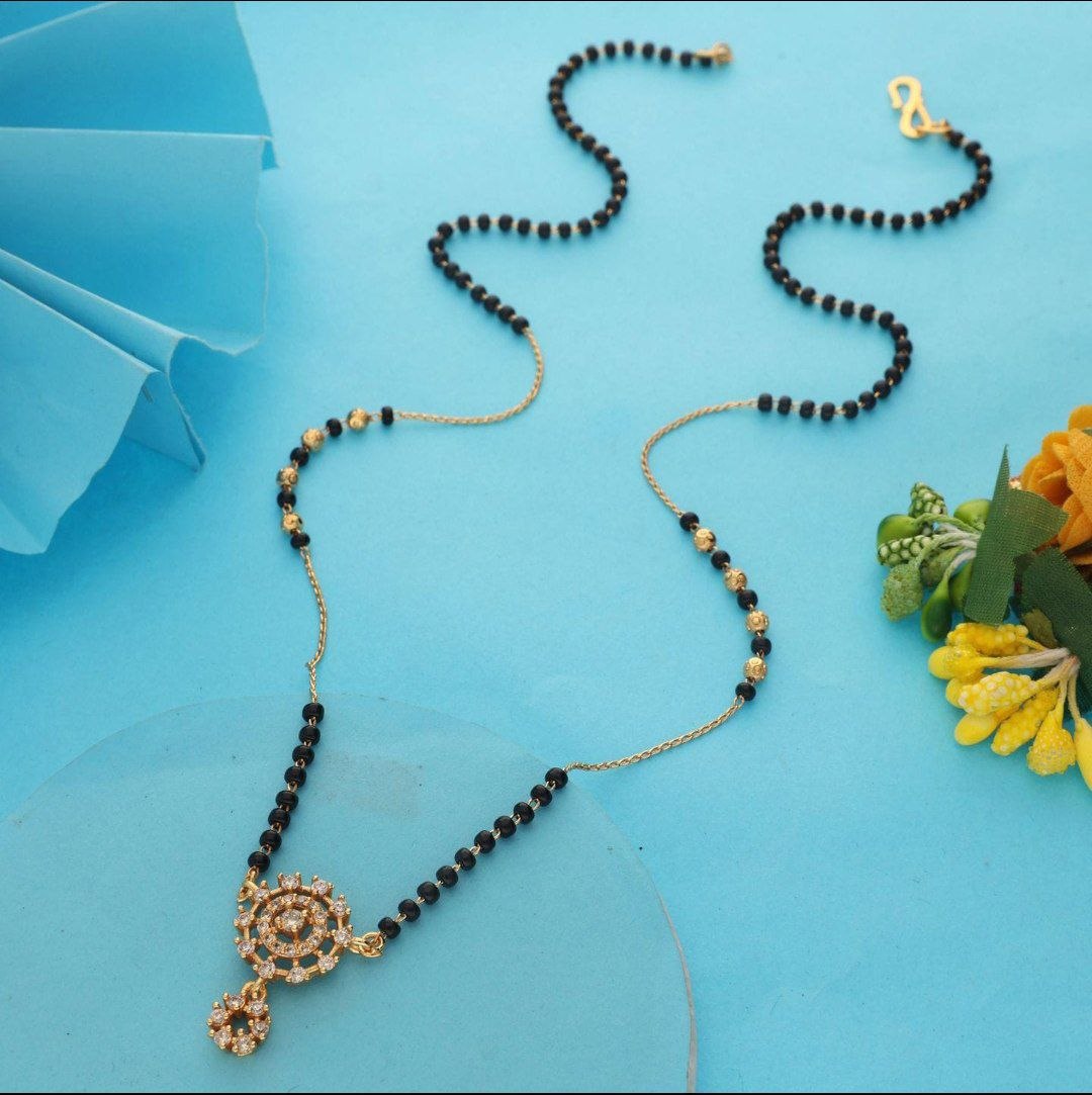 Royal Wheel Drop Mangalsutra Necklace
