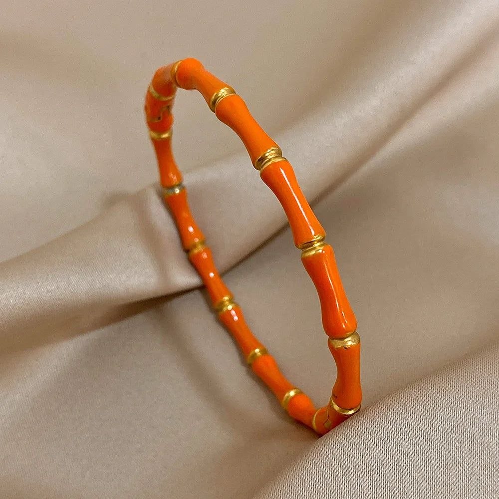 Anti Tarnish Minakari Bamboo Kada for Women