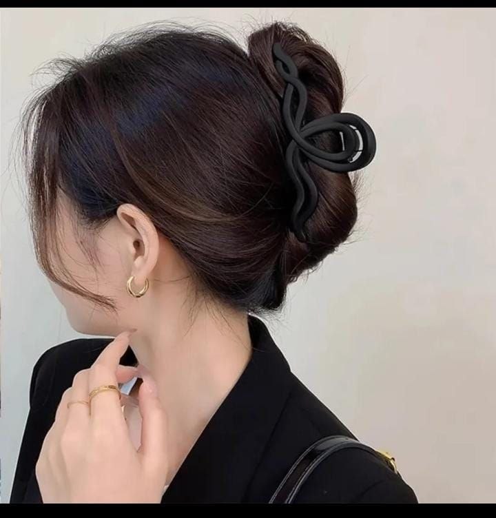 Korean Abstract Loop Hair Claw Clutcher (Pack of 12)