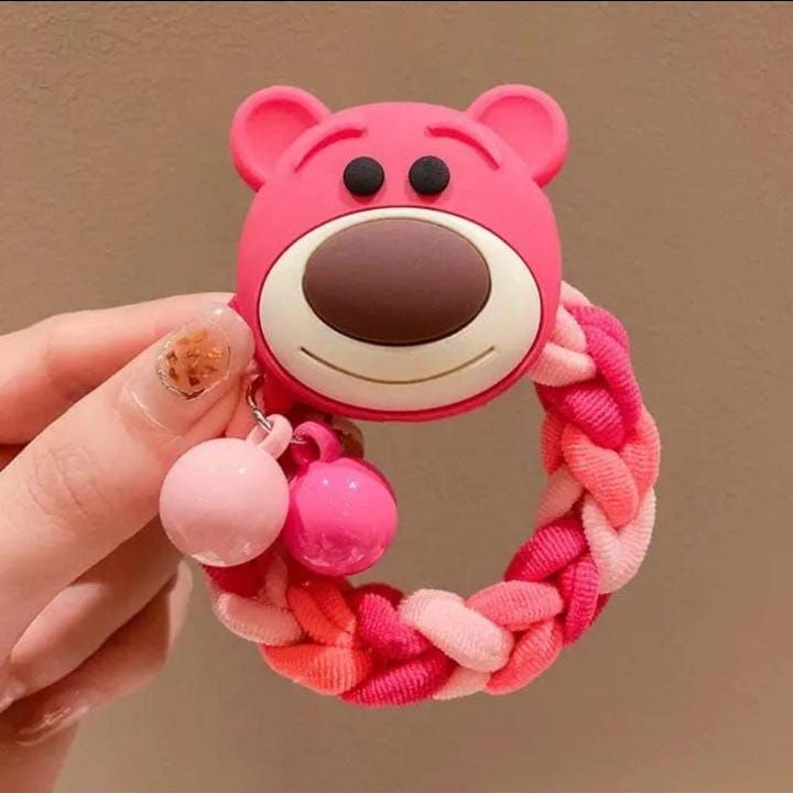 Korean Cartoon Kids Hair Rubber Band Combo (Pack of 12)