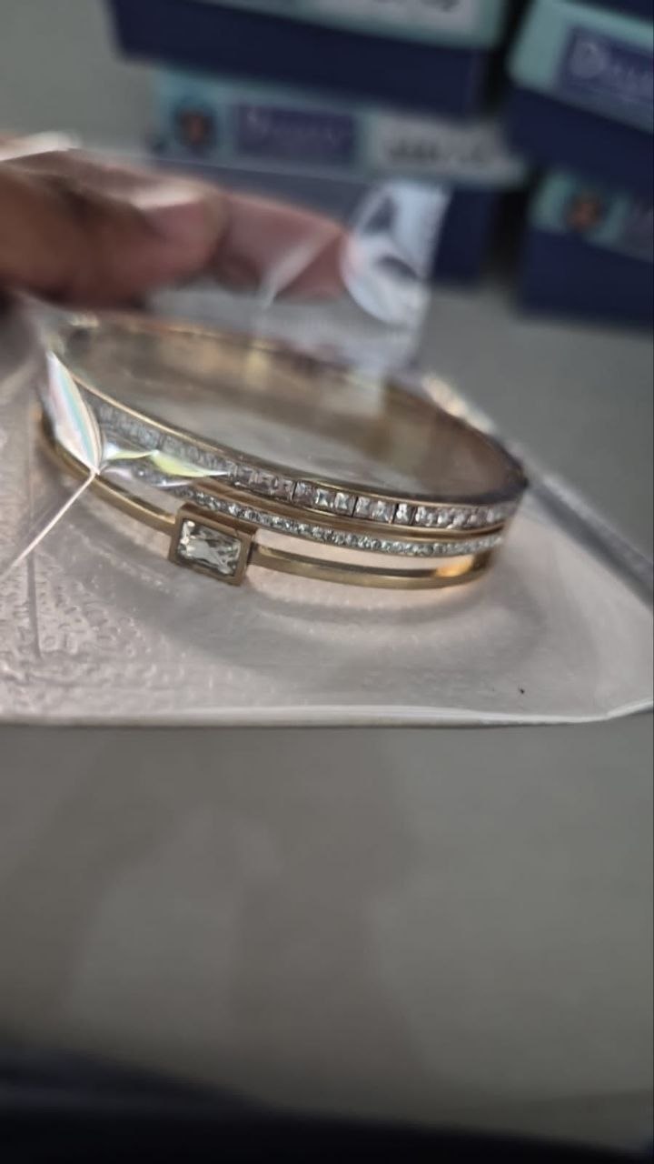 Premium Anti Tarnish Double Layer Crystal Bracelet Baby Size