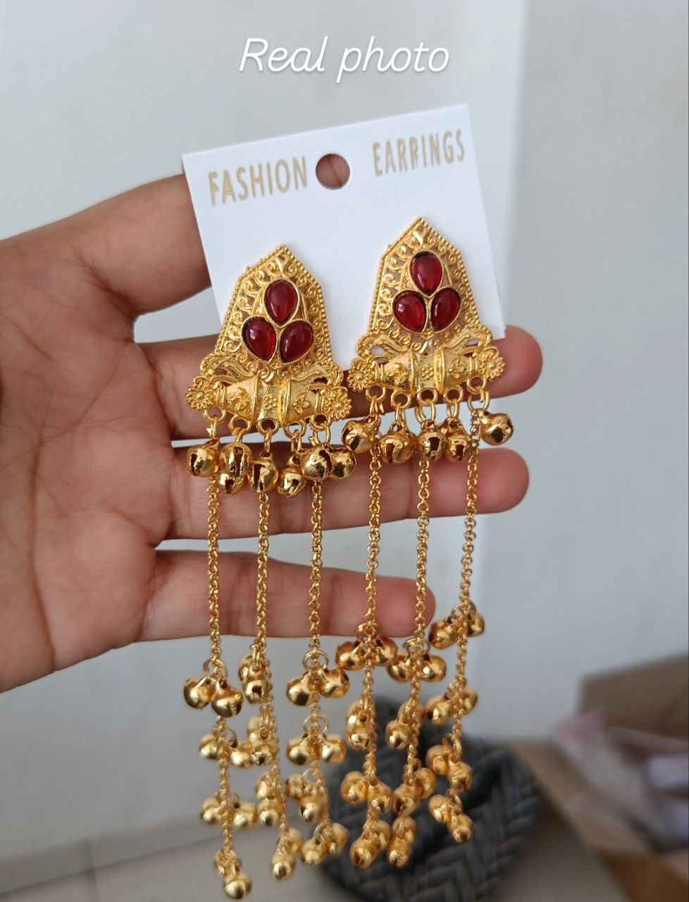 Kashmiri Traditional Ghungroo Drop Earring