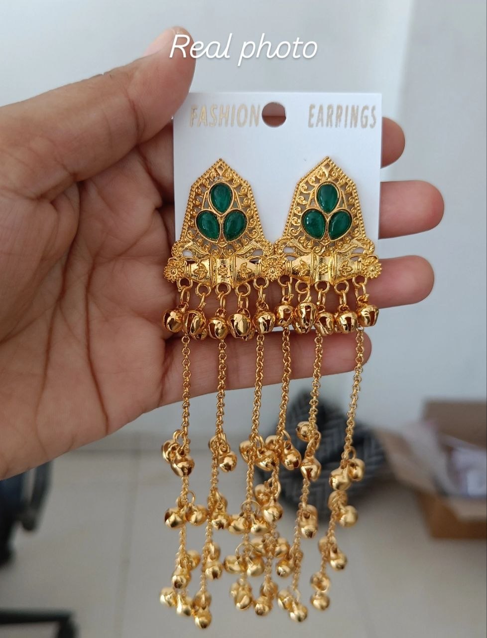 Kashmiri Traditional Ghungroo Drop Earring