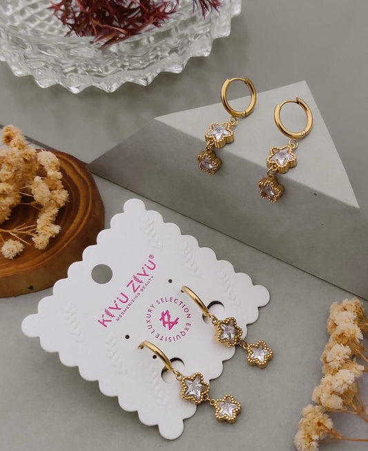 Kiyu Ziyu Star Bali Earring