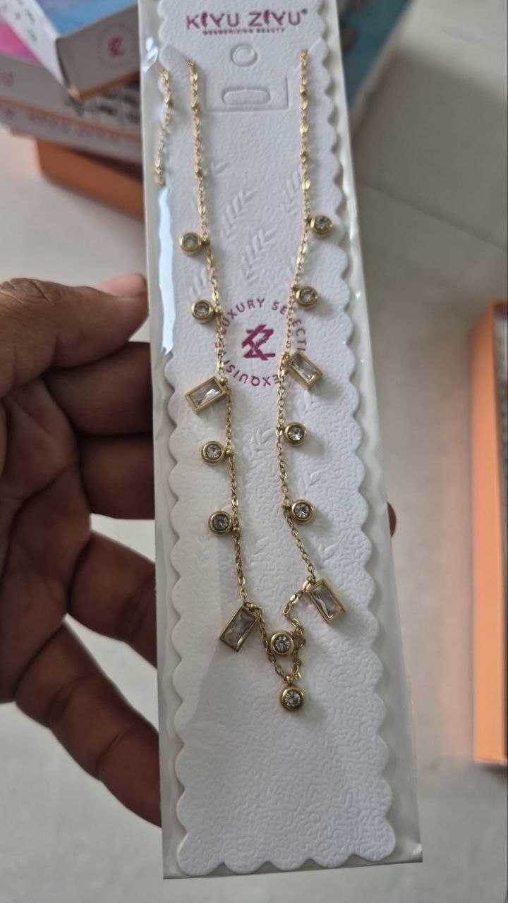 Kiyu Ziyu Big Tanmiyu Crystal Rain Necklace