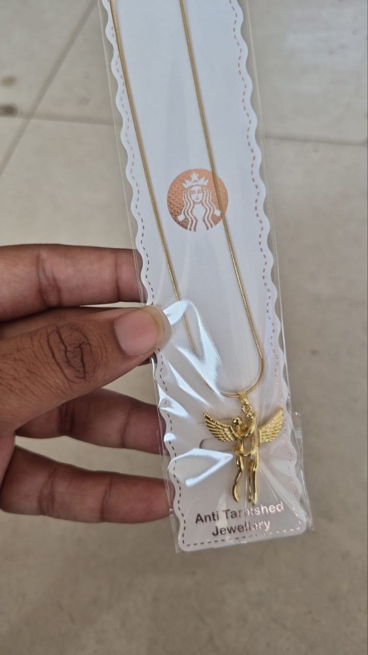 Anti tarnish angle neckless