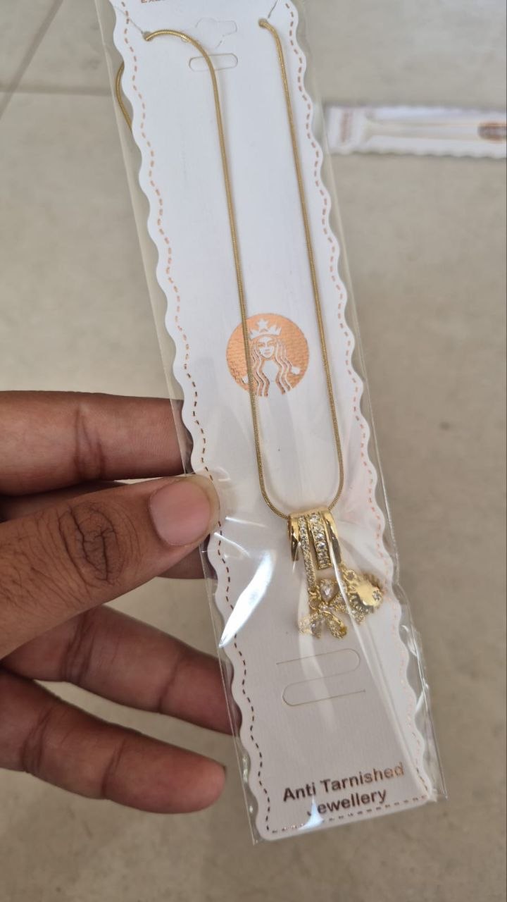 Anti tarnish charm neckless