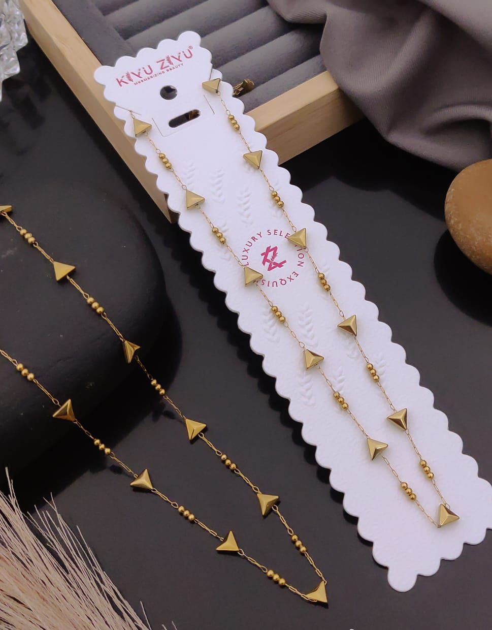 Anti tarnished kiyu ziyu brand necklace