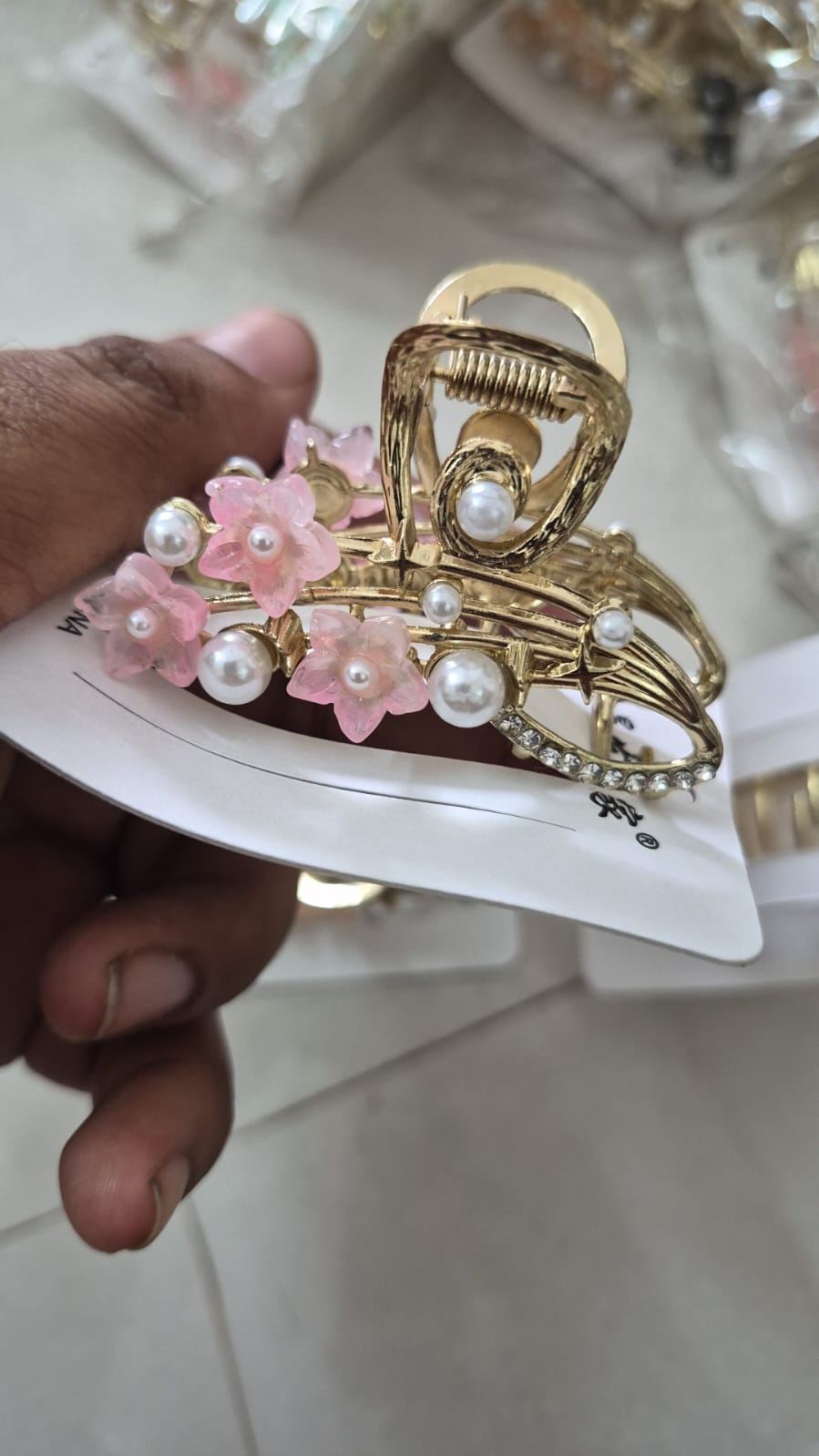Korean metal hair claw