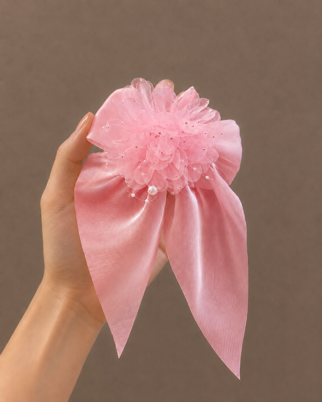 Premium satin bow pin set of 6 pcs