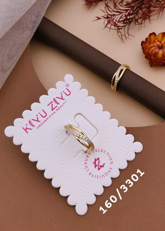 Kiyu ziyu anti tarnished adjustable ring