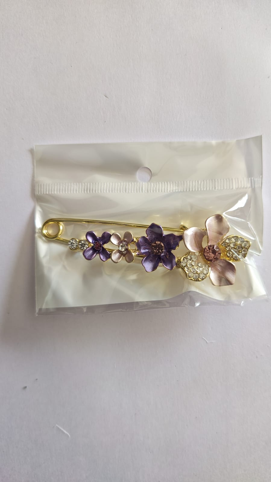 Hair and cloth brooch