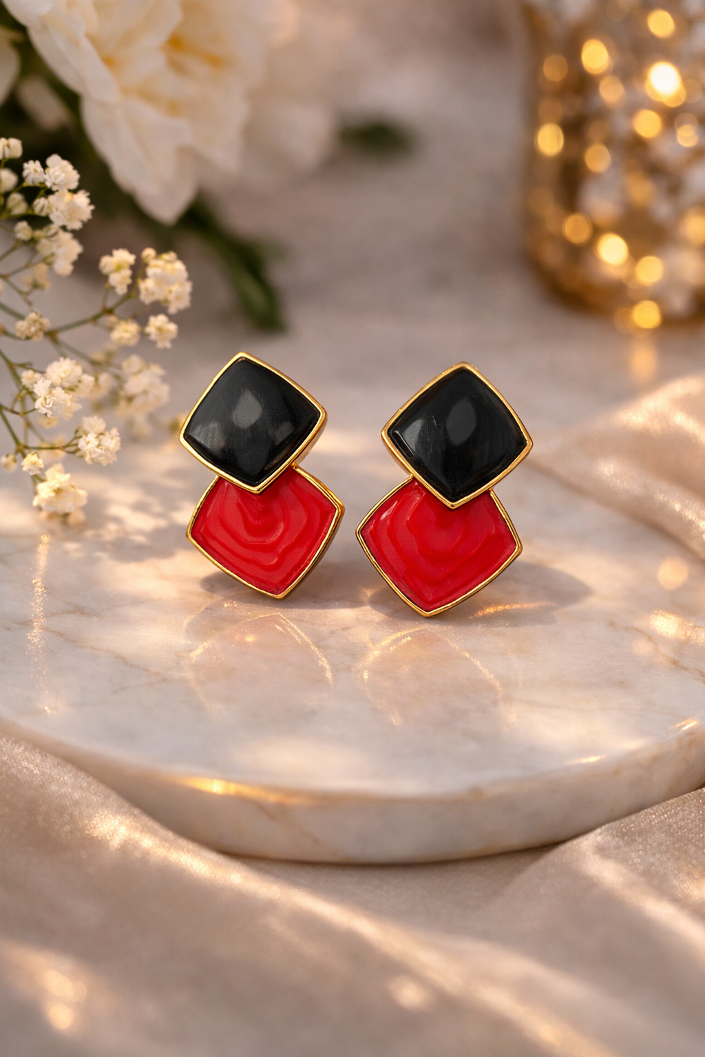 Rhombus shape Geometric earrings