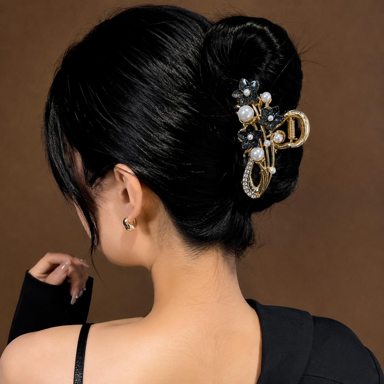 Korean metal hair claw