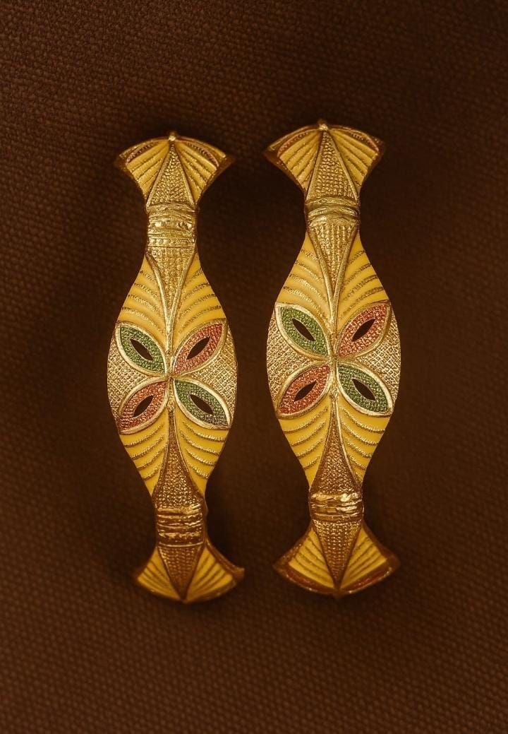 Gold Plated Minakari Bangles