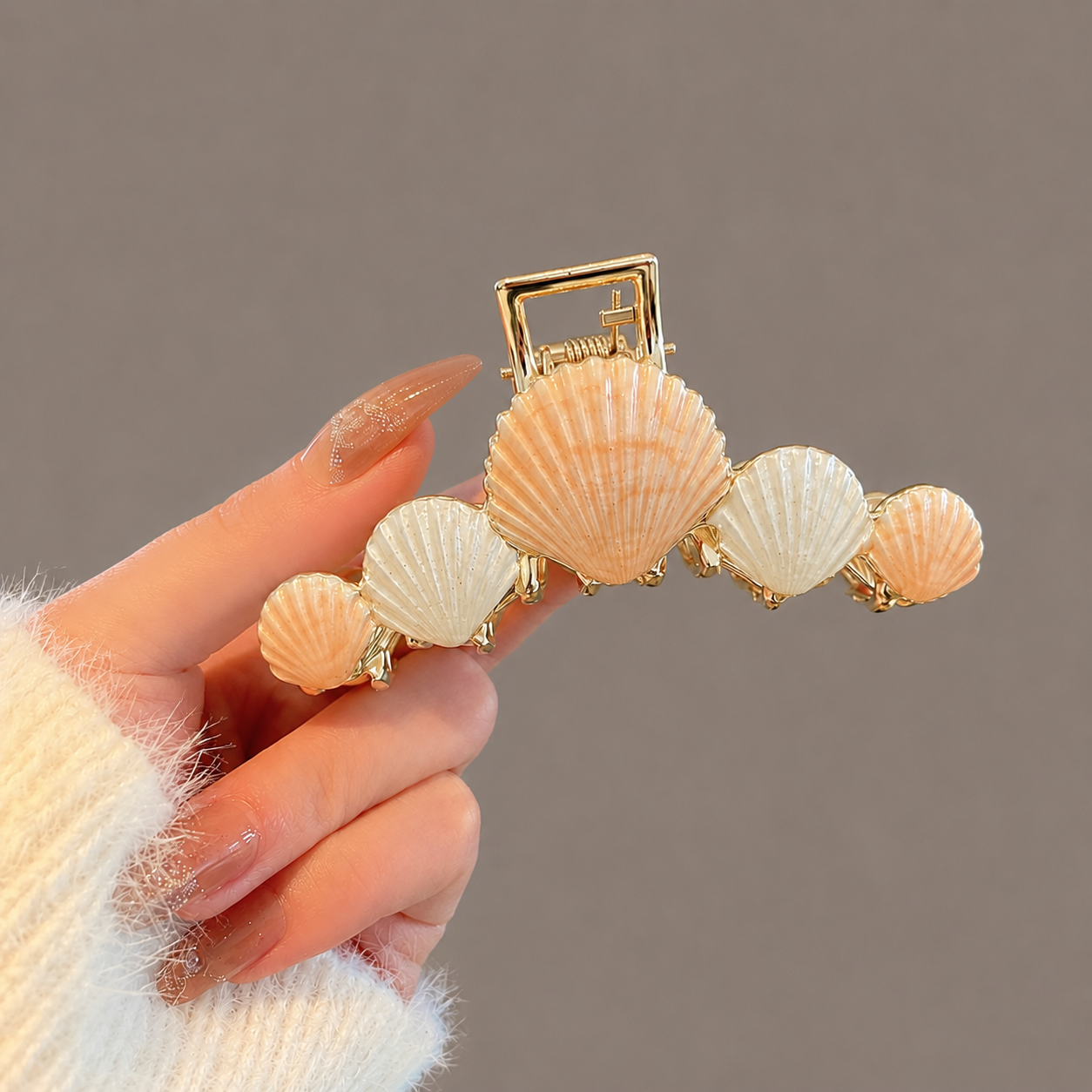Korean metal hair claw