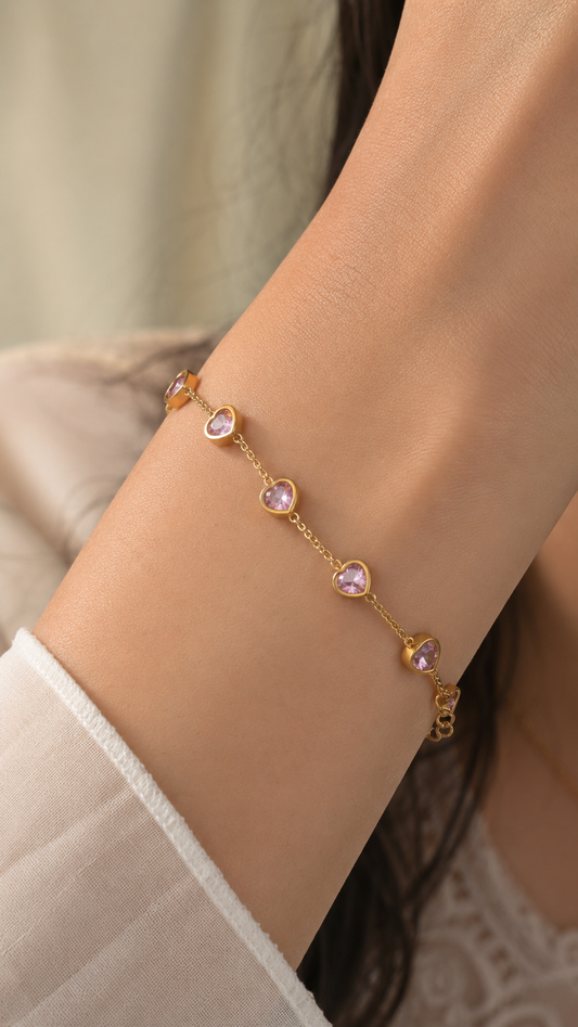 Anti tarnish chain bracelet