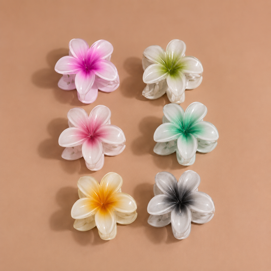 Small flower colourful clutcher 
Set of 12